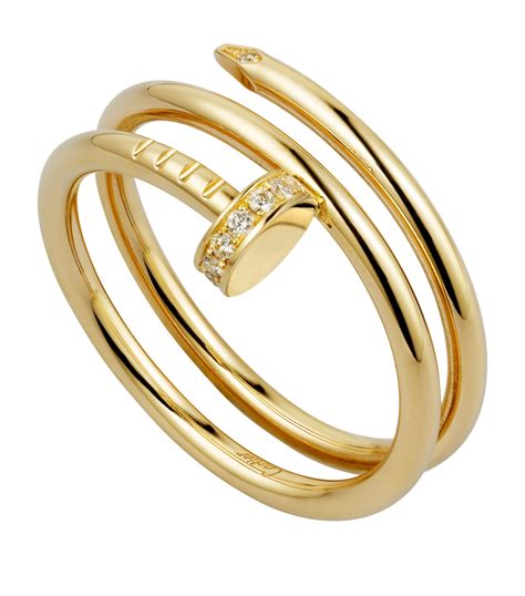 justin clou cartier ring.